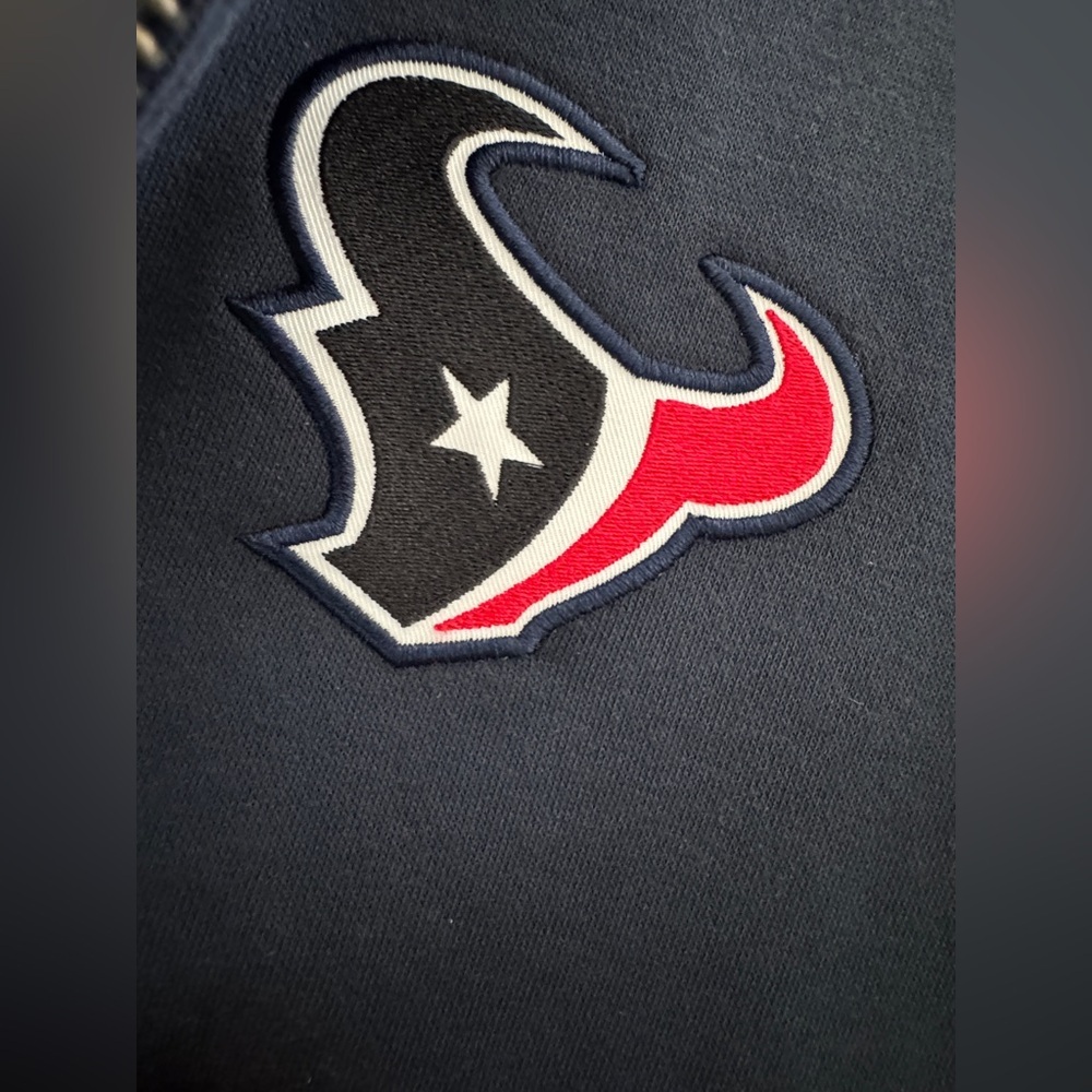 NWT Nike houston Texans quarter zip navy jacket Sz L - Picture 5 of 6